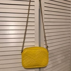 Yellow handbag